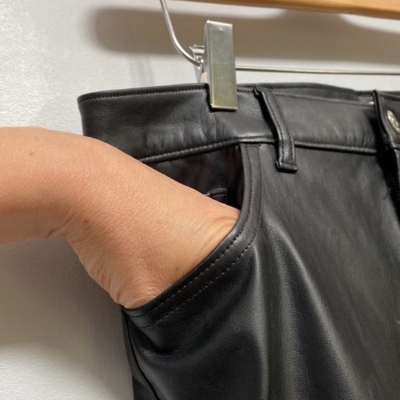 ❗️SOLD❗️Levi’s Faux Leather 720 High Rise Super Skinny Ankle Size 26 - Picture 13 of 13